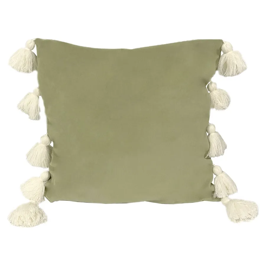 Подушка декоративная Tassel Green - Фото основное 1