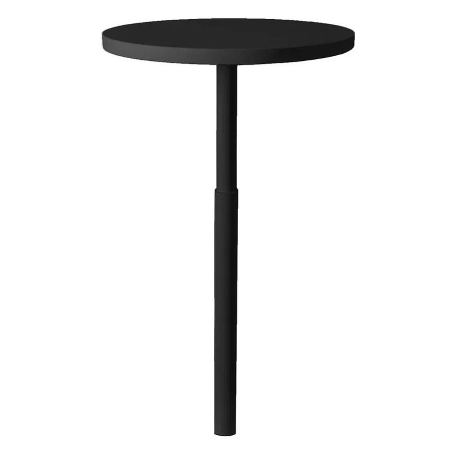 Стол коктейльный Twist Circle Black  (телескопическая нога) - Фото миниатюра 2
