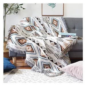 Покрывало декоративное Boho Terracota Grey - Фото 4
