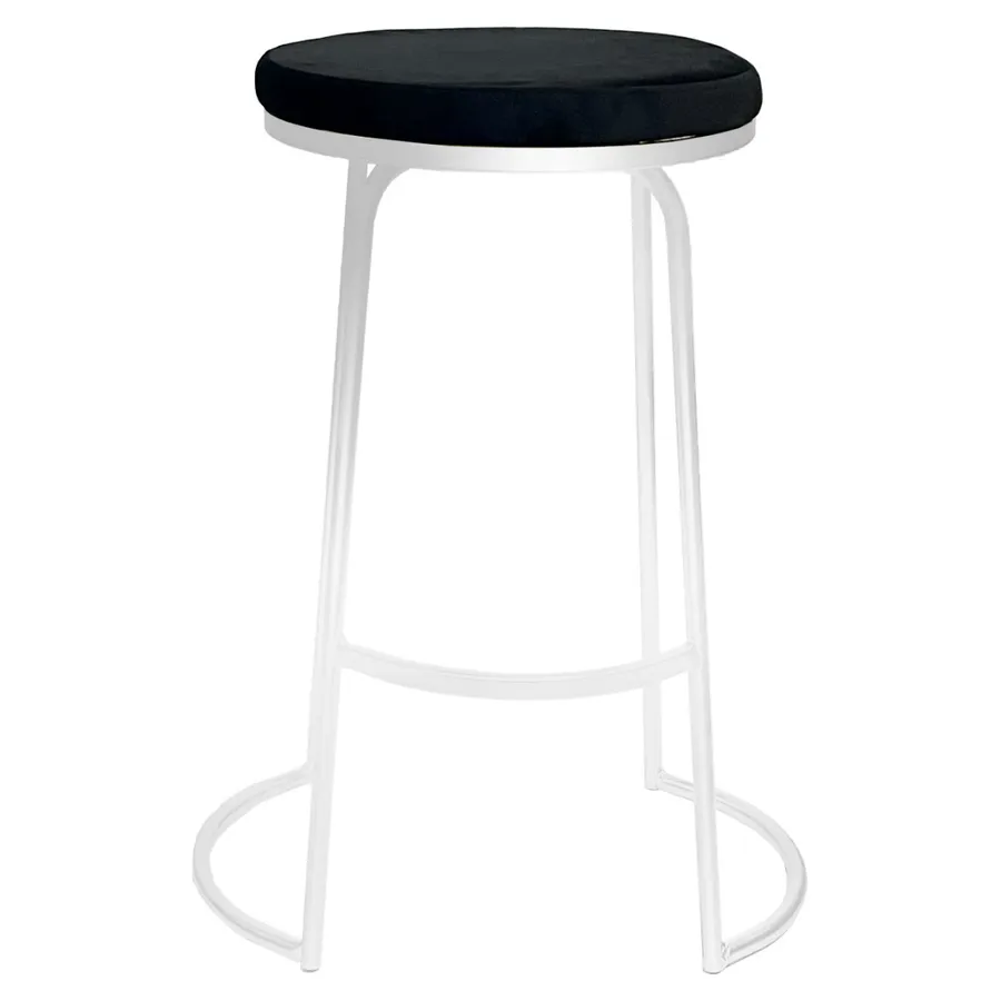 Стул барный Modern Total Black (любой оттенок каркаса) - Фото миниатюра 4