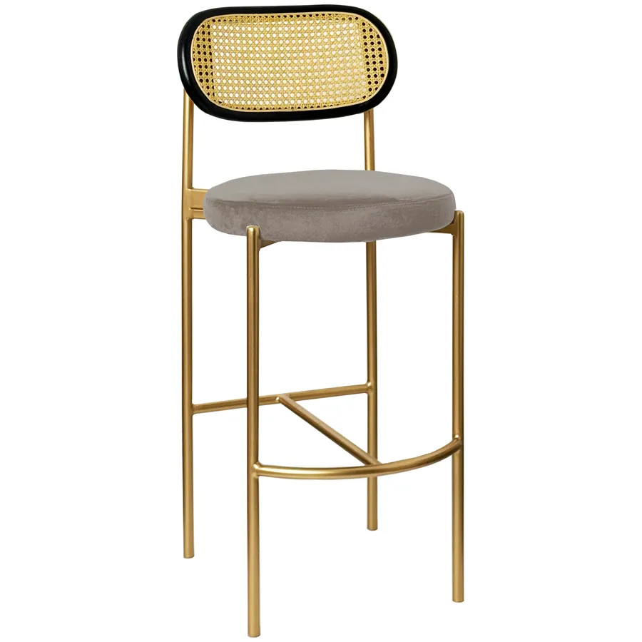 Стул барный Modern Comfy, Black Rotango+Coco (любой цвет каркаса) - Фото основное 1