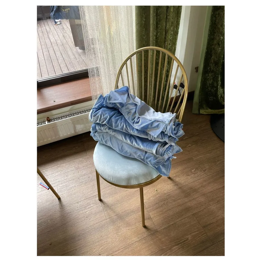 Стул Le Soleil, велюр, нежно-голубой - Фото миниатюра 4