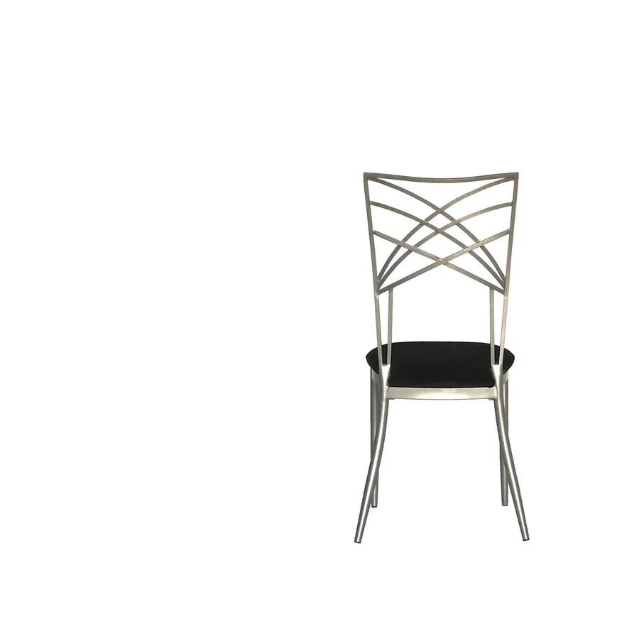 Стул Chameleon серебро (велюр), черный - Фото миниатюра 5