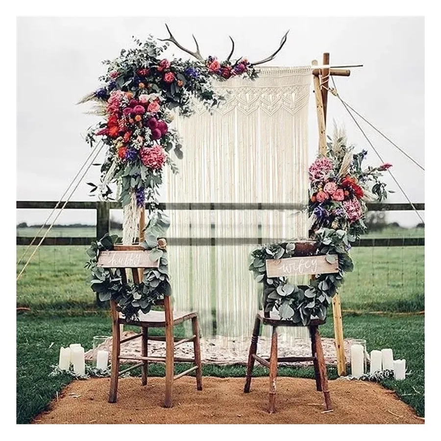 Панно декоративное из макраме Boho Сurtains - Фото миниатюра 5