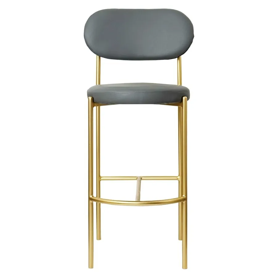 Стул барный Modern Comfy база (экокожа + любой цвет каркаса) - Фото миниатюра 2