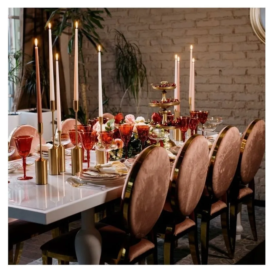 Стул Washington Gold, велюр пыльная роза - Фото миниатюра 4