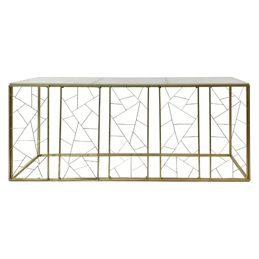 Стол-президиум Nautilus Rectangle Flowy с матовым стеклом - Фото основное 1