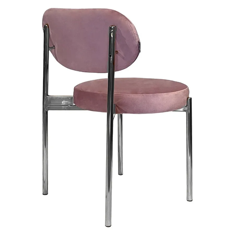 Стул Modern Silver, Pink Lipstick - Фото миниатюра 5