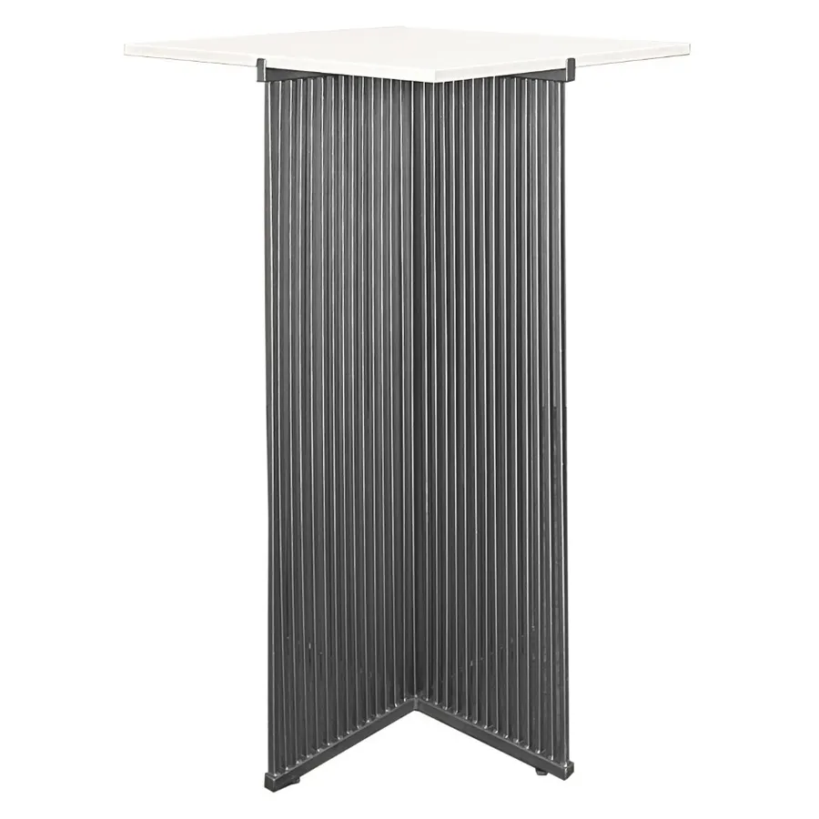 Коктейльный стол Shredder Silver Square - Фото миниатюра 1