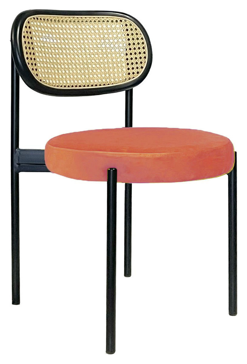 Стул Modern Black, Black Rotango + Eachy Peachy
