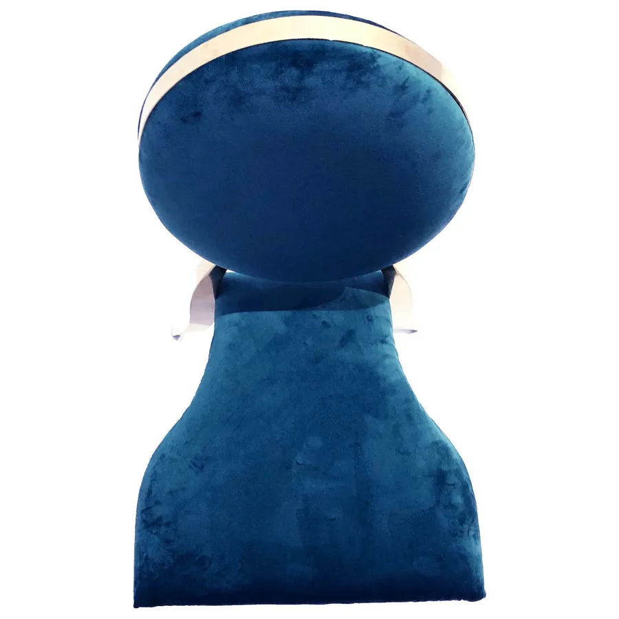 Стул Washington Gold, велюр сапфировый - Фото миниатюра 3