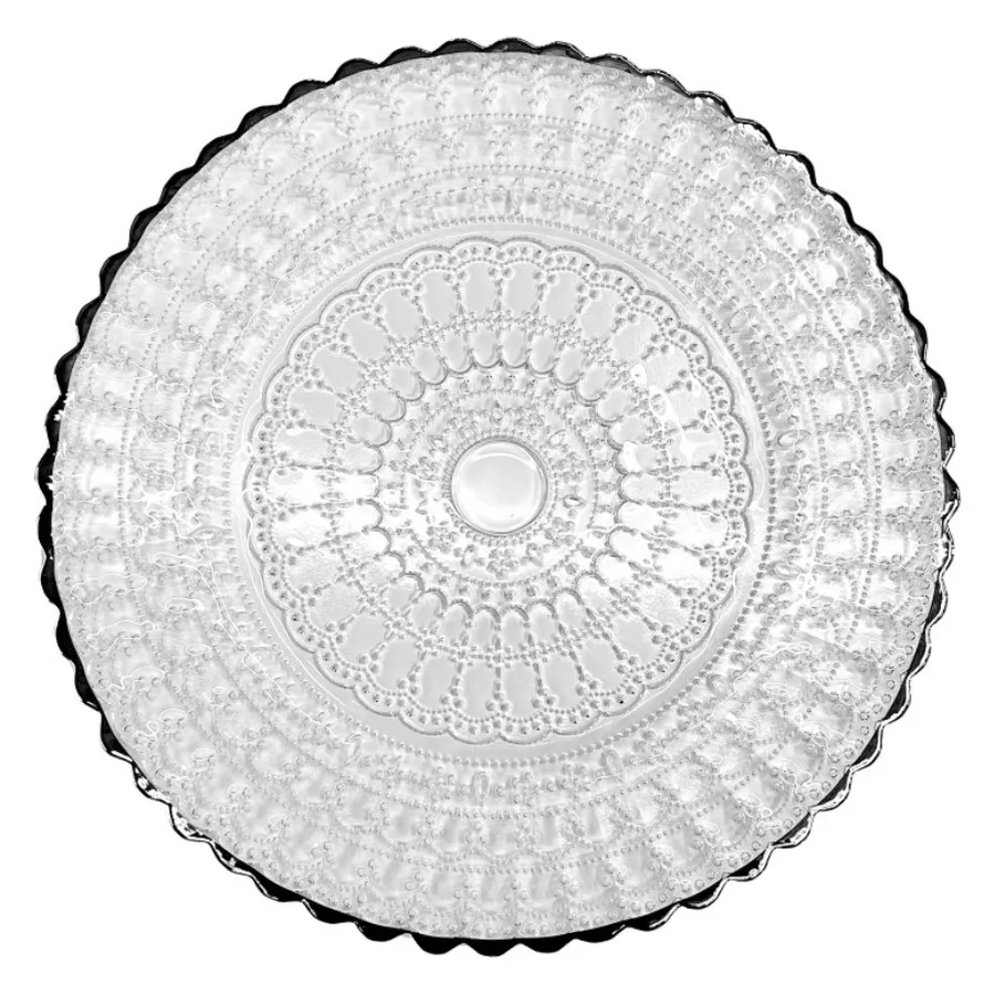 Сервировочная тарелка Lacy Silver - Фото миниатюра 2