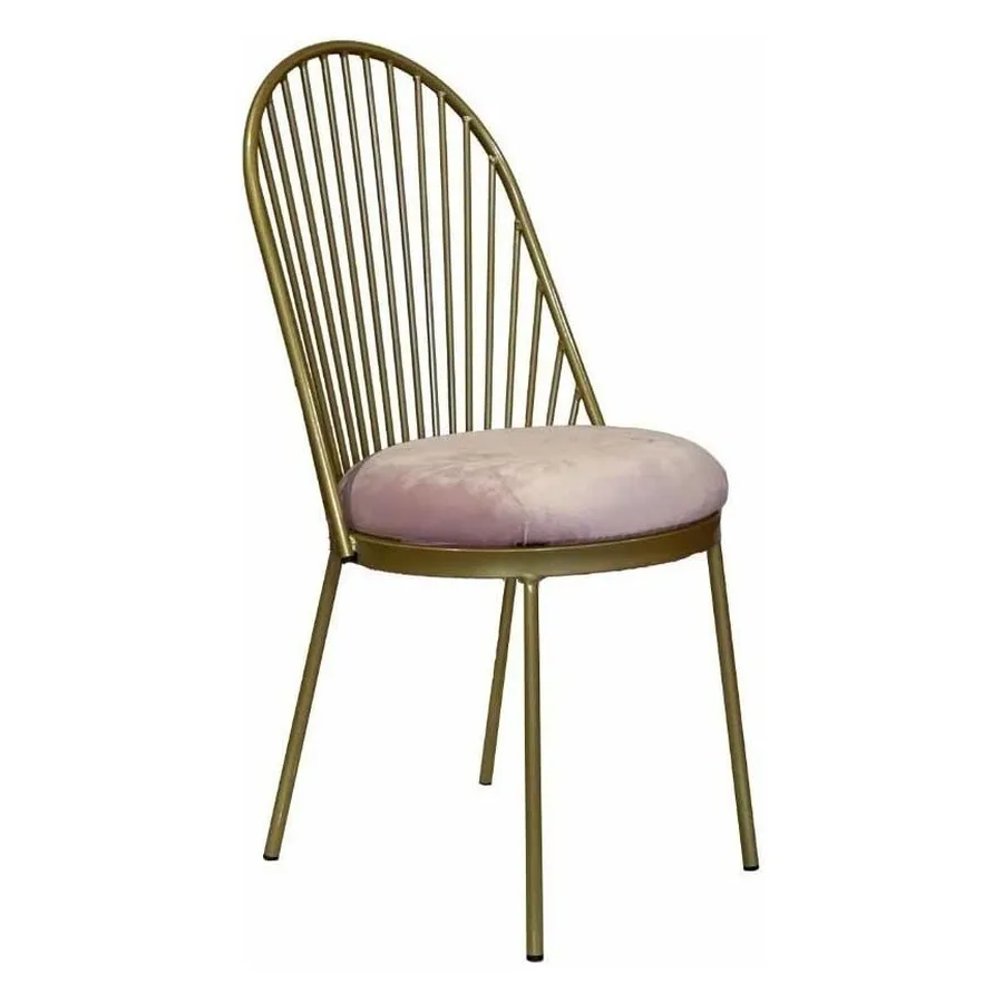 Стул Le soleil, велюр, розовый - Фото миниатюра 1