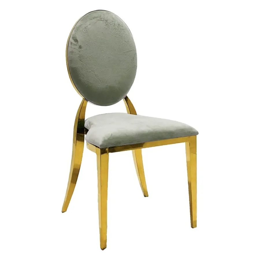 Стул Washington Gold, велюр эвкалипт - Фото миниатюра 1