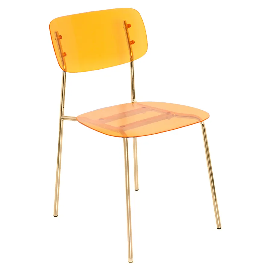 Стул Prism Gold, Заводной апельсин - Фото миниатюра 1
