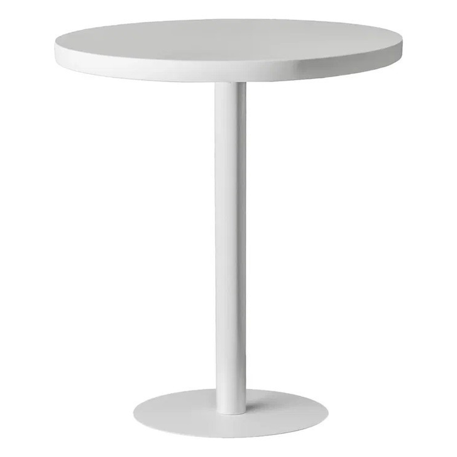 Стол коктейльный Twist Circle White (телескопическая нога) - Фото миниатюра 4
