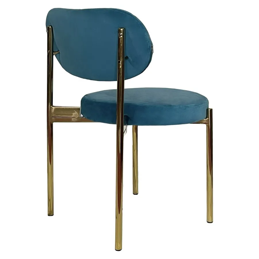 Стул Modern Gold, Teal - Фото миниатюра 4