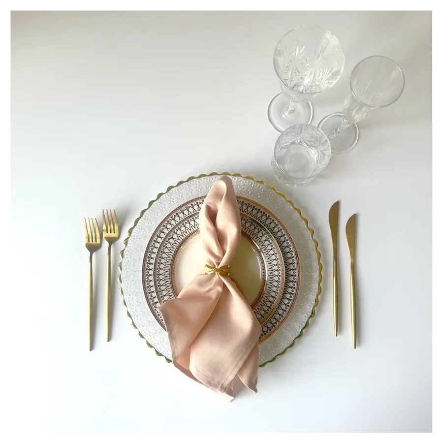Сервировочная тарелка Lacy Gold - Фото миниатюра 4
