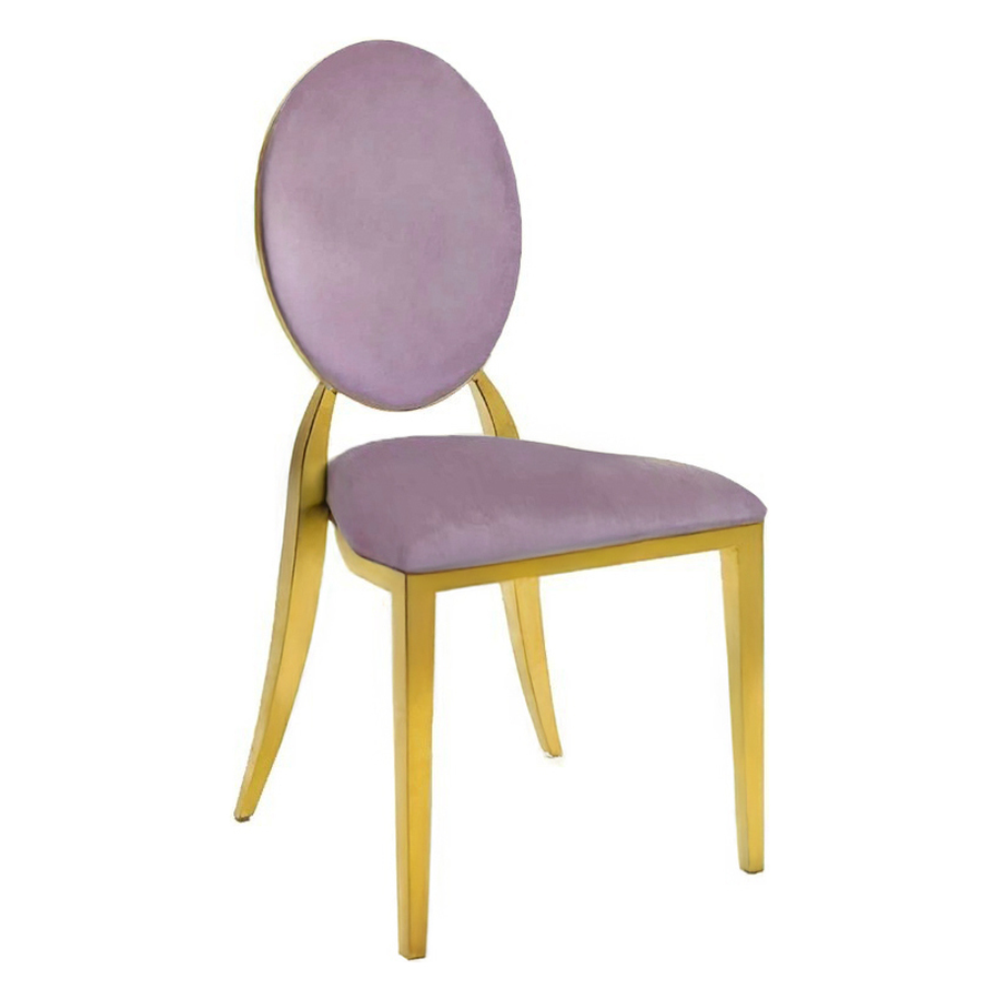 Стул Washington, велюр, сиреневый - Фото миниатюра 1