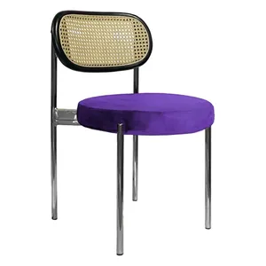 Стул Modern Silver, Black Rotango + Mysterious purple