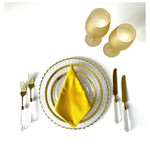 Сервировочная тарелка Lacy Gold - Фото 3