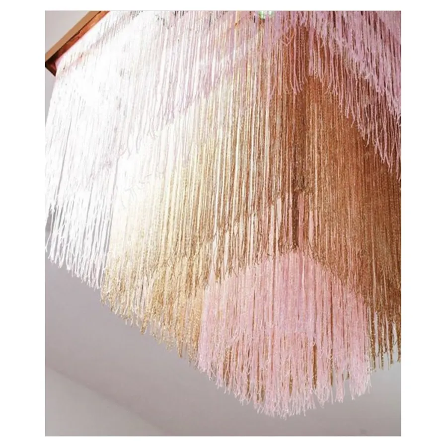 Люстра декоративная, квадратная, без освещения - Фото миниатюра 2