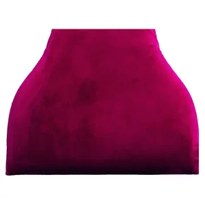 Подушка на стул Хамелеон (велюр), бордовая