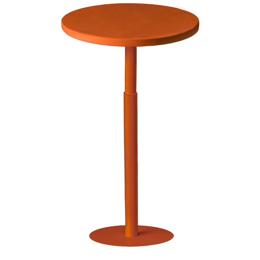 Стол коктейльный Twist Circle Тыквенный тарт (телескопическая нога) - Фото основное 1