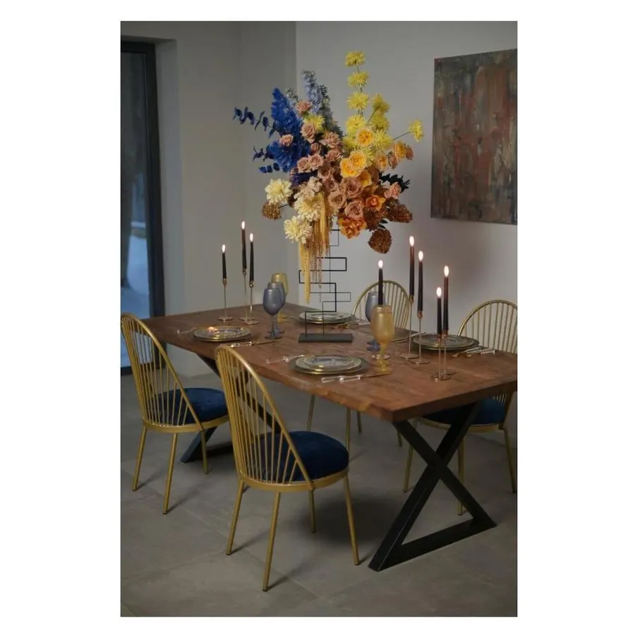 Стул Le soleil, велюр, сапфировый - Фото миниатюра 2