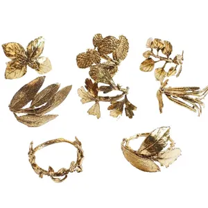 Кольцо для салфеток Flora Gold