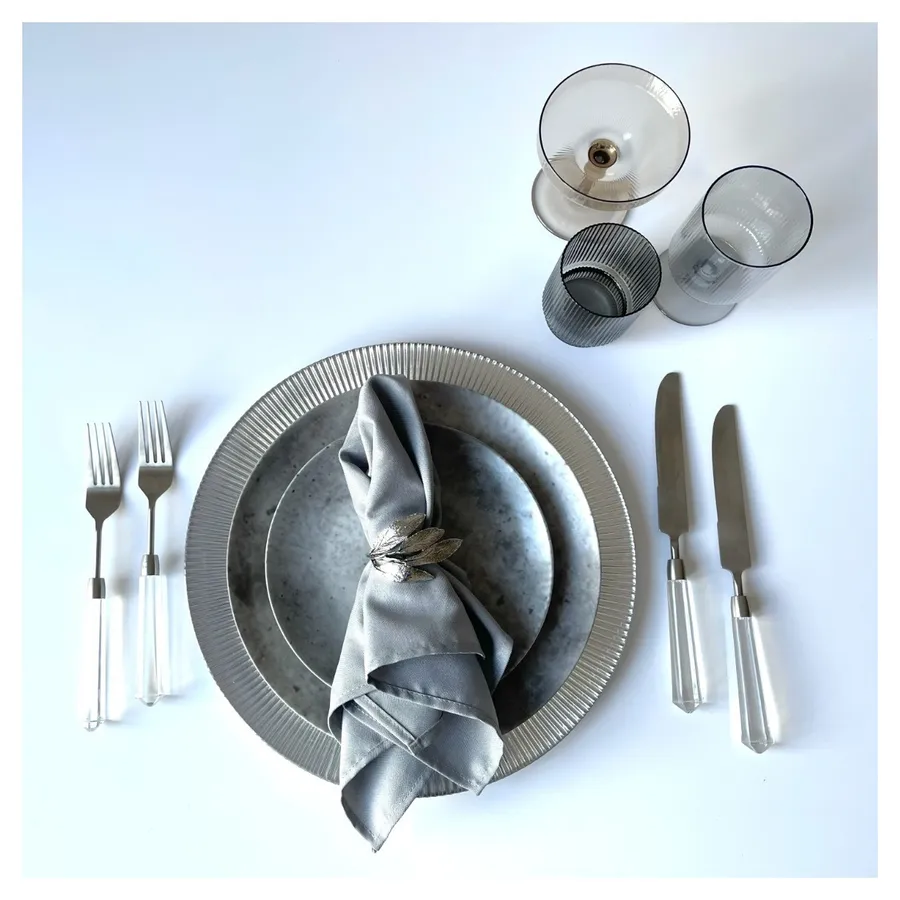 Кольцо для салфеток Flora Silver - Фото миниатюра 6