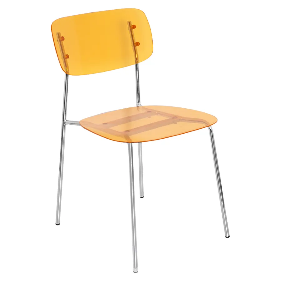 Стул Prism Silver, Заводной апельсин - Фото основное 1