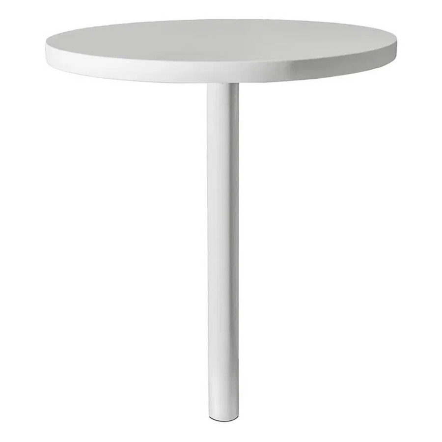Стол коктейльный Twist Circle White (телескопическая нога) - Фото миниатюра 5