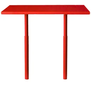 Стол коктейльный Twist Rectangle M, Красный бархат (телескопические ноги) - Фото 2