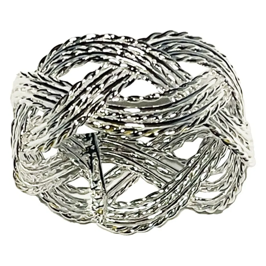 Кольцо для салфетки Curly Silver - Фото миниатюра 1