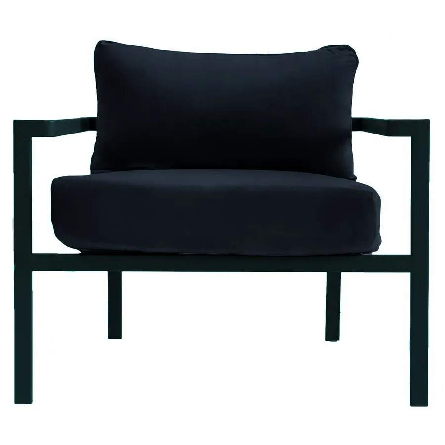 Кресло Huggi, Лакричный леденец + Total Black - Фото основное 1