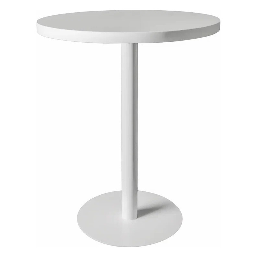 Стол коктейльный Twist Circle White (телескопическая нога) - Фото миниатюра 6