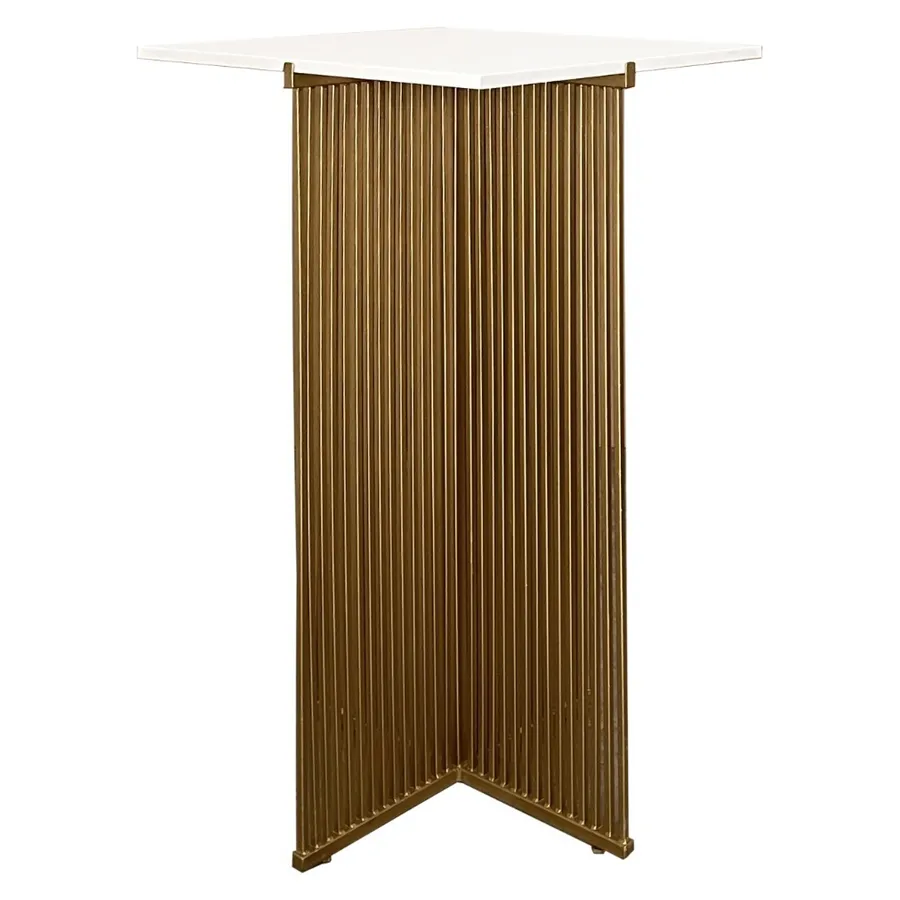 Коктейльный стол Shredder Gold Square - Фото основное 1