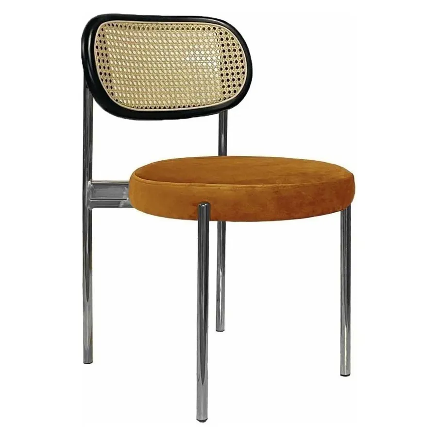 Стул Modern Silver, Black Rotango + Marigold - Фото основное 1