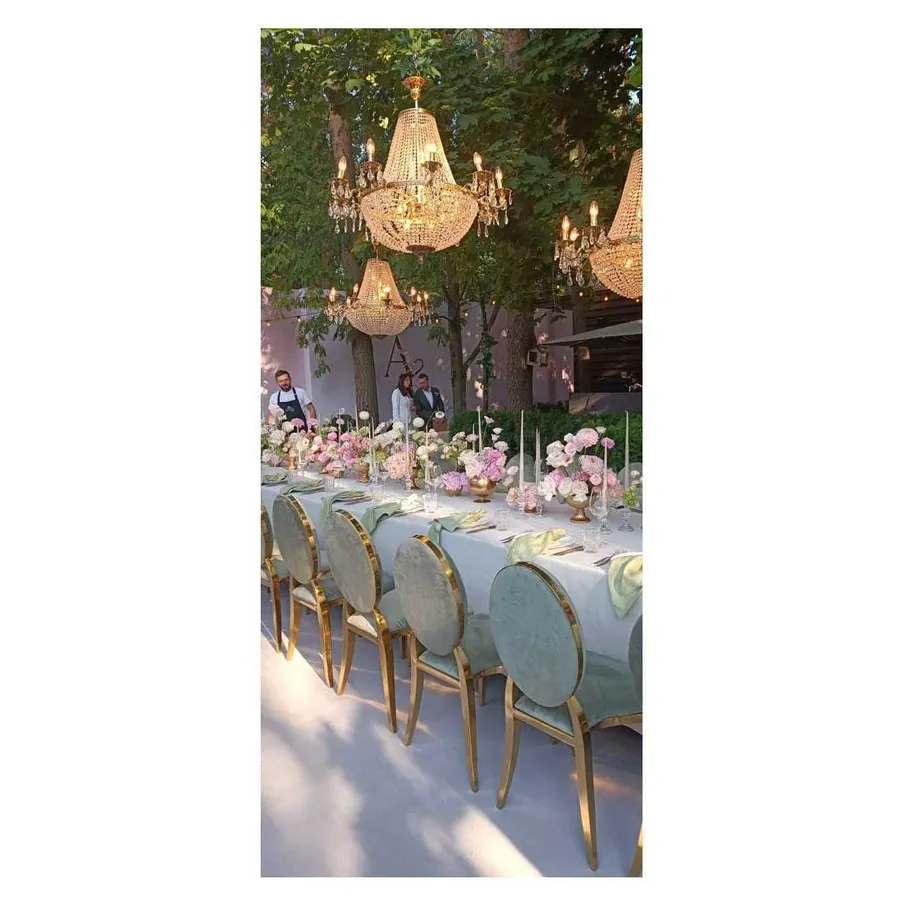 Стул Washington Gold, велюр эвкалипт - Фото миниатюра 4