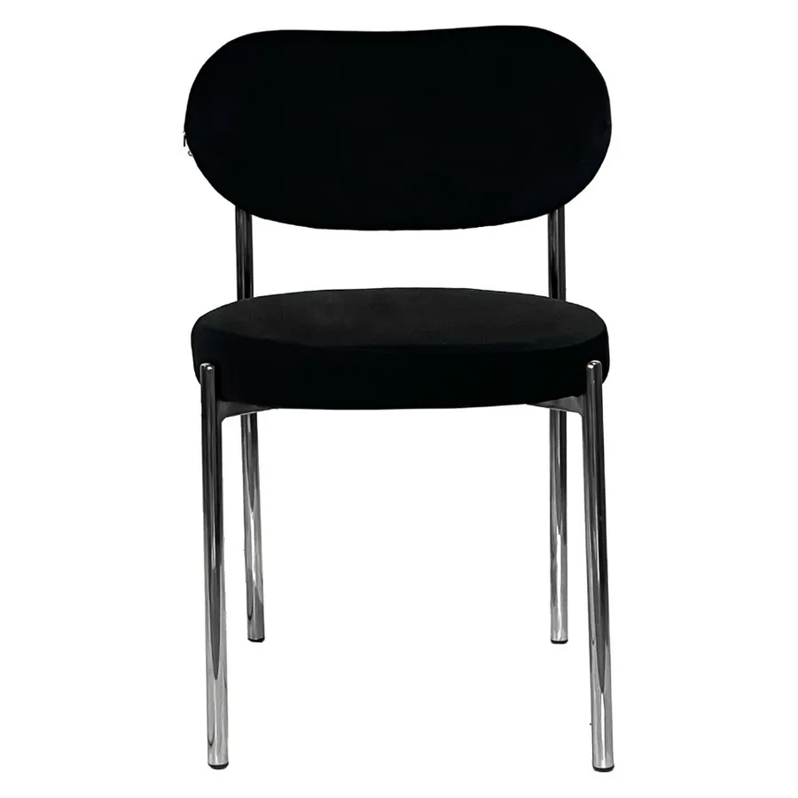 Стул Modern Silver, Total Black - Фото миниатюра 2