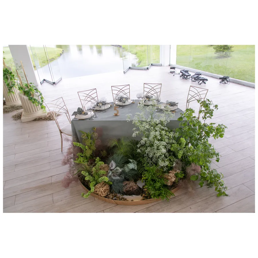 Емкость для флористики Pool полукруглая - Фото миниатюра 3