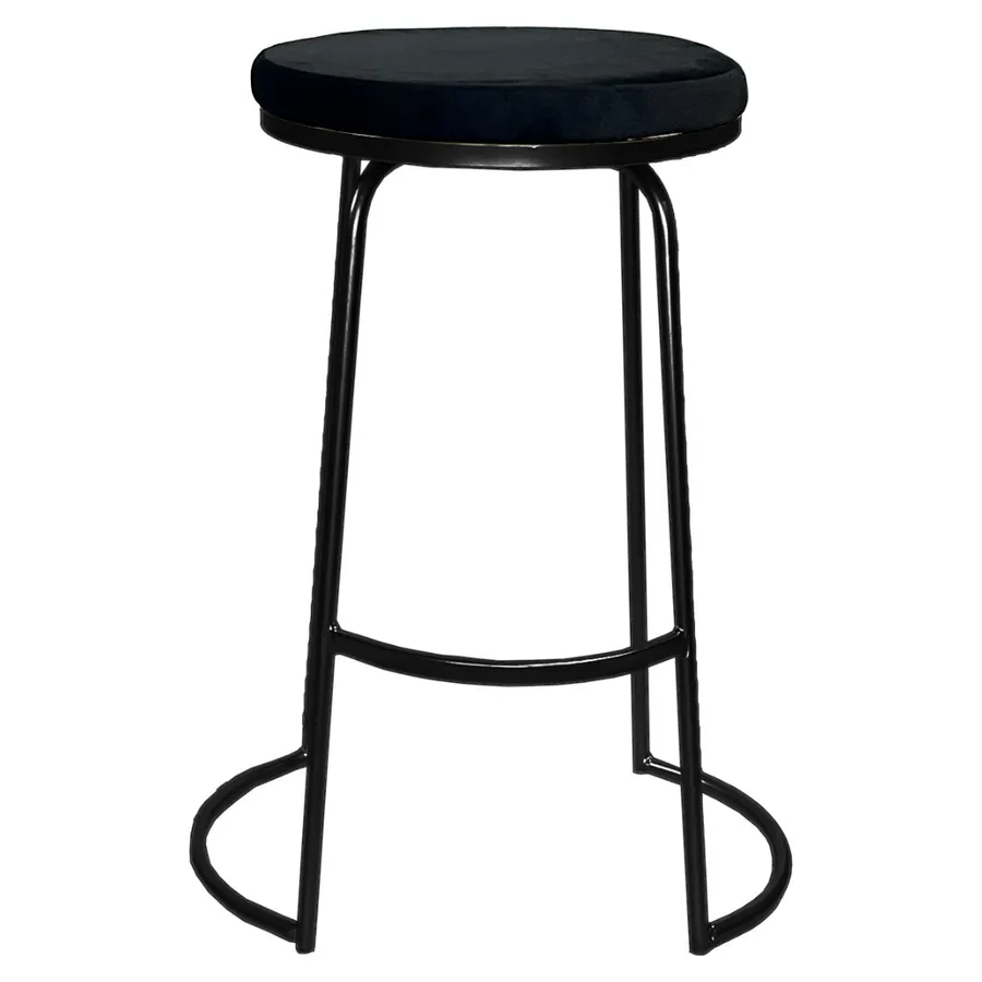 Стул барный Modern Total Black (любой оттенок каркаса) - Фото миниатюра 3