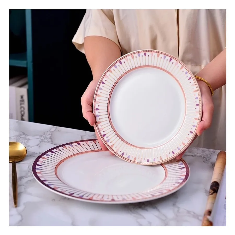 Тарелка Pattern Pink S - Фото миниатюра 3