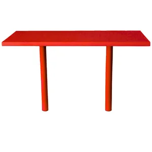 Стол коктейльный Twist Rectangle M, Красный бархат (телескопические ноги) - Фото 4