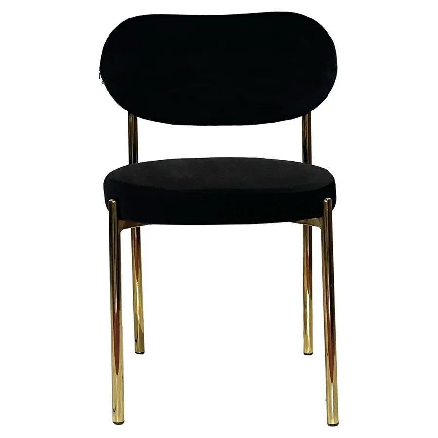 Стул Modern Gold, Total Black - Фото миниатюра 2