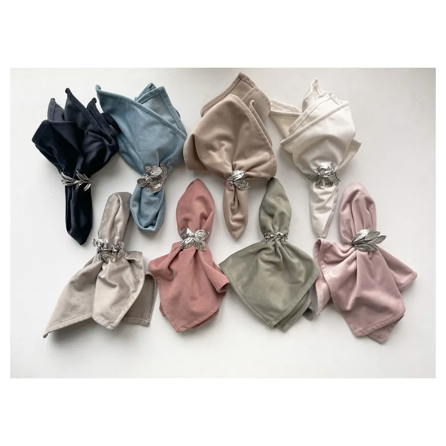 Кольцо для салфеток Flora Silver - Фото миниатюра 3