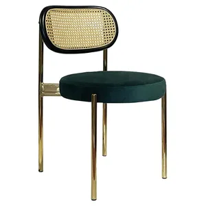 Стул Modern Gold, Black Rotango + Emerald