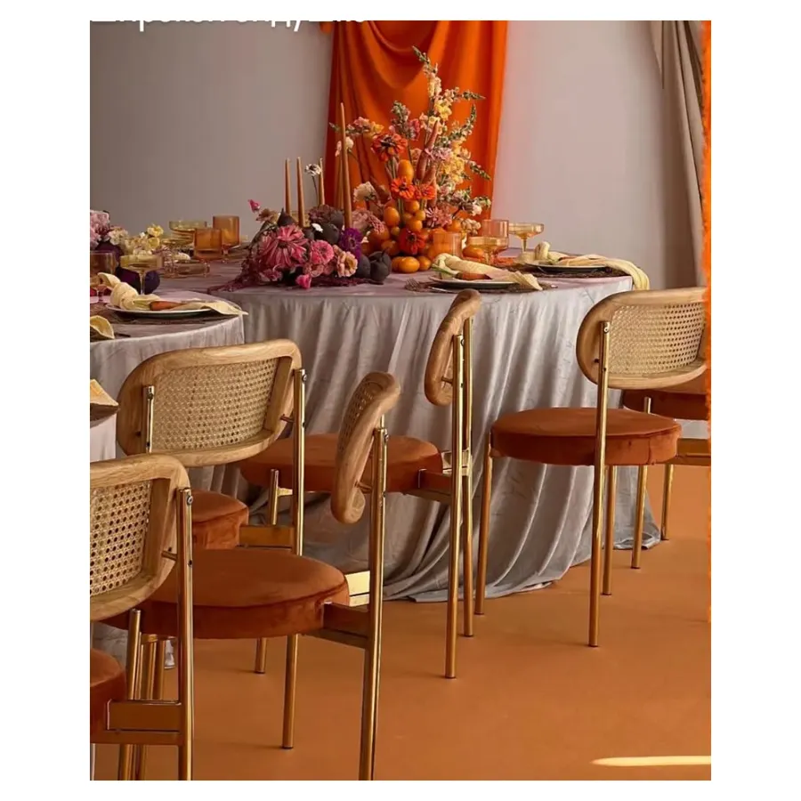 Стул Modern Gold, Natural Rotango + Marigold - Фото миниатюра 3
