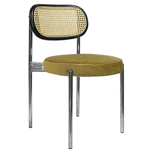 Стул Modern Silver, Black Rotango + Gold Ocher